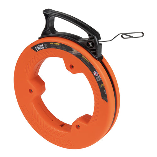 Klein Tools 56331, Steel Fish Tape, 1/8-Inch x 50-Foot