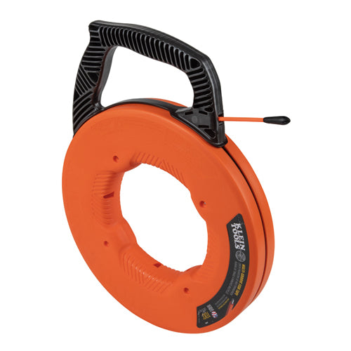 Klein Tools 56383, Multi-Groove Fiberglass Fish Tape with Nylon Tip, 100-Foot