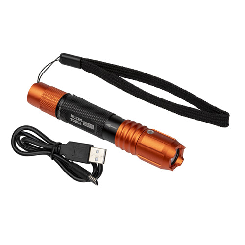 Klein Tools 56411, Rechargeable Waterproof LED Pocket Light with Lanyard