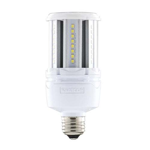 Satco S49670, LED HID Replacement, Medium E26 Base, 100-277V, 18W, 2700K Warm White, 2340 Lumens