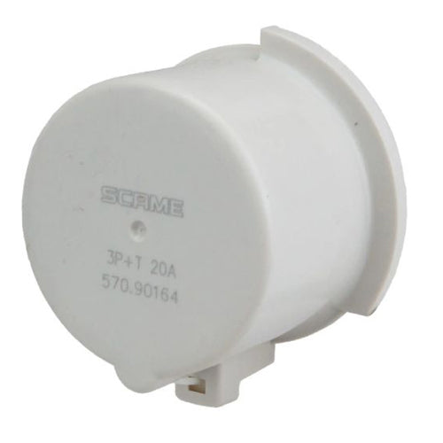 Techspan 570.90164, Watertight Closure Cap for 16/20A 3-Pole 4-Wire Plug/Inlet
