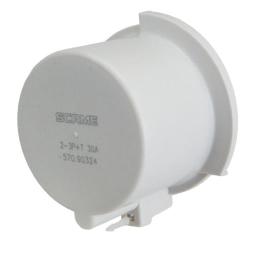 Techspan 570.90325, Watertight Closure Cap for 30/32A 4-Pole 5-Wire Plug/Inlet
