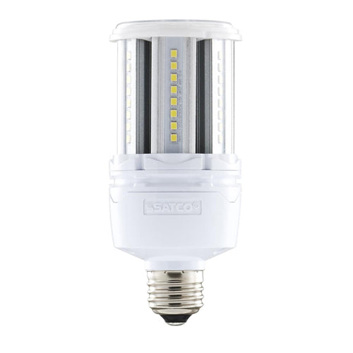 Satco S49390, 18 W LED HID Replacement, 100-277V, Medium E26 Base, 5000K Natural Light, 2484 Lumens