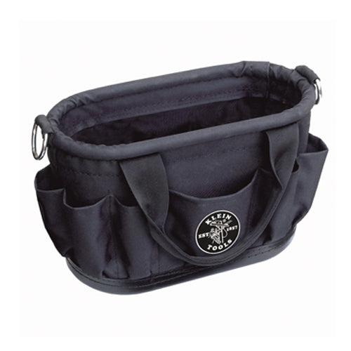 Klein Tools 58886, Tool Tote, Polyester, 7-Pocket with Drain Holes