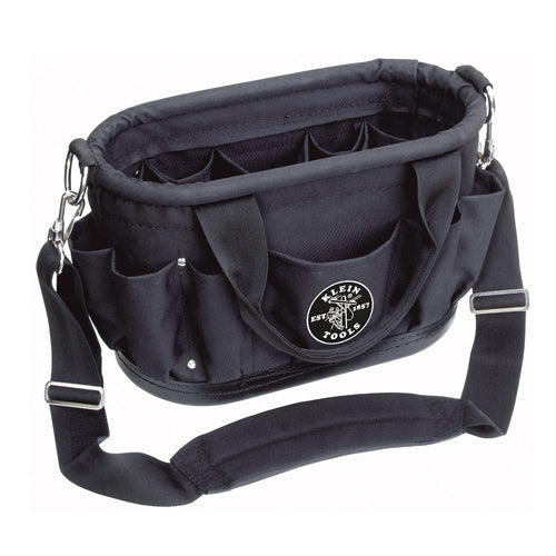 Klein Tools 58888, 12 Pocket Tool Tote with Shoulder Strap