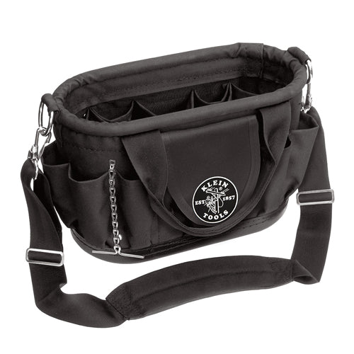 Klein Tools 58890, 17 Pocket Tool Tote with Shoulder Strap
