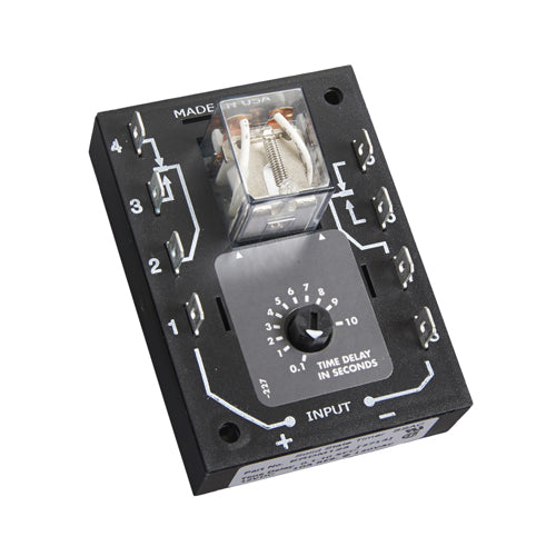 Littelfuse ERDM4130S, Delay On Make Timer Series, 120VAC, On-Delay Time Delay Relay DPDT (2 Form C) Fixed, 30 Sec Delay 10A @ 120/240VAC Chassis Mount