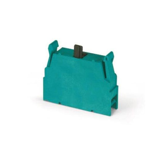 Techspan 590.PL004004, Auxiliary Contact, Normally Open, Compatible 63A Interlock, Green