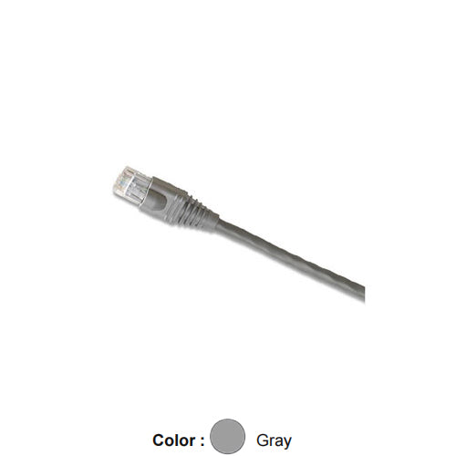 Leviton 5G460-7S, Cat 5e Standard UTP Patch Cord, 7 ft (2.1 m), Gray