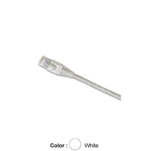 Leviton 5G460-7W, Cat 5e Standard UTP Patch Cord, 7 ft (2.1 m), White