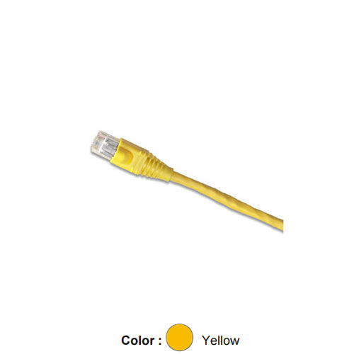 Leviton 5G460-5Y, Cat 5e Standard UTP Patch Cord, 5 ft (1.5 m), Yellow