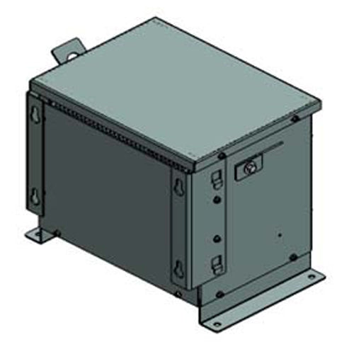 Electric Power 5J6S3CCN1T1, 5KVA, Isolation Transformer, 3 Phase, Primary 220D, Secondary 380Y/220, Copper