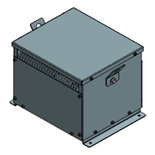 Electric Power 5L4R7ABN1T0, 5KVA, General Purpose Auto Transformer, 3 Phase, Primary 208V Wye, Secondary 480V Wye, Copper