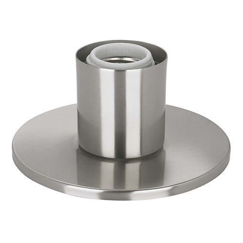 Satco 60-4801, 1 Light Dual Surface Mount Fixture, 60W, 120V, Medium Base, Brushed Nickel Finish