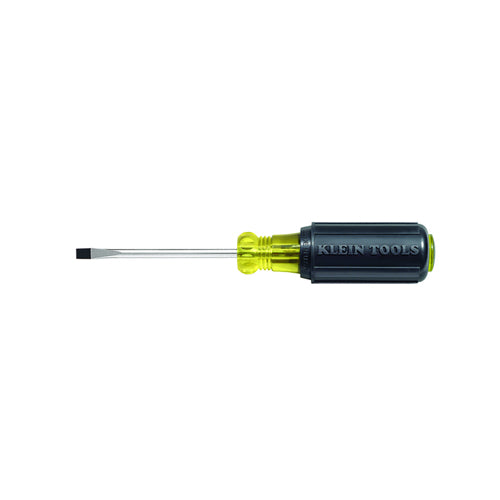 Klein Tools 601-3, 3/16-Inch Cabinet Screwdriver, 3-Inch Round Shank