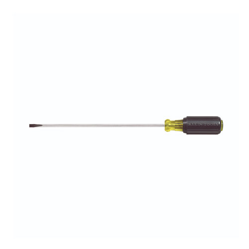 Klein Tools 601-8, 3/16-Inch Cabinet Screwdriver, 8-Inch Round Shank
