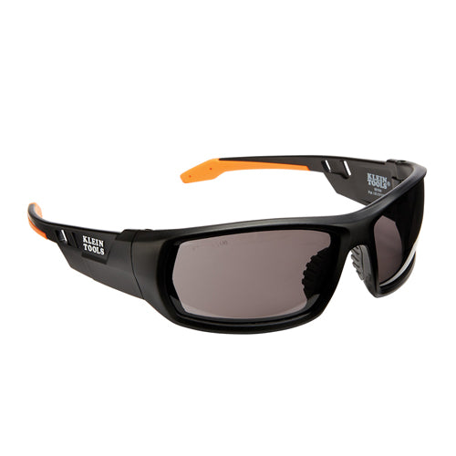 Klein Tools 60164, Professional Safety Glasses, Full Frame, Gray Lens