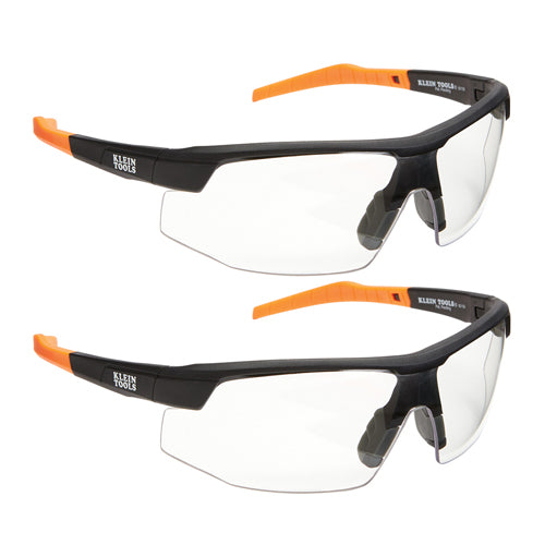 Klein Tools 60171, Standard Safety Glasses, Clear Lens, 2-Pack