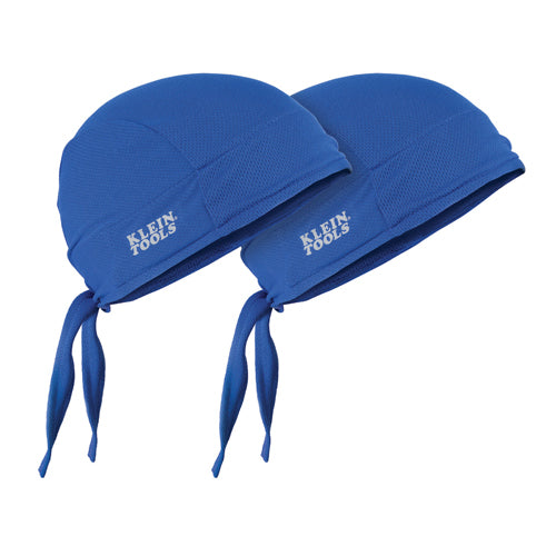 Klein Tools 60180, Cooling Bandana, Blue, 2-Pack