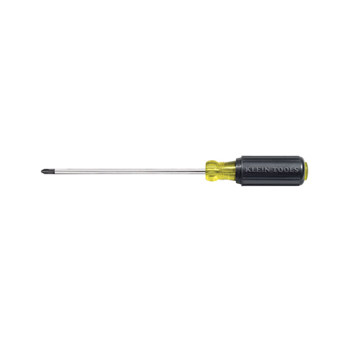 Klein Tools 603-10, #2 Phillips Screwdriver, 10-Inch Round Shank