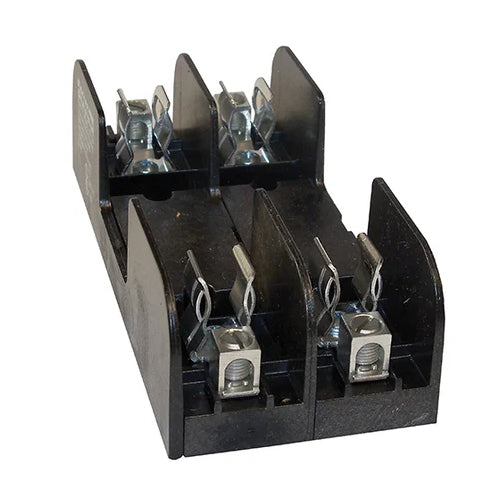 Mersen 60302, Class H/K Fuse Block, 2-Pole, 600VAC/DC, 30A, Box Connector