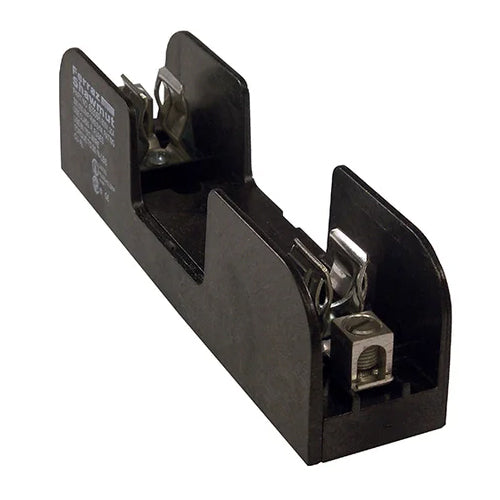 Mersen 60306R, Class R Fuse Block, 1-Pole, 600VAC/DC, 30A, Box with Reinforced Clip