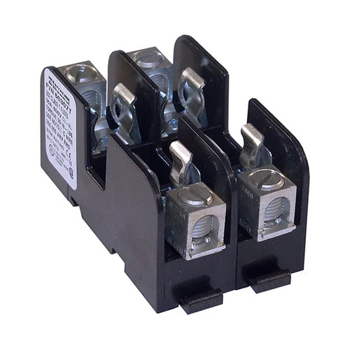 Mersen 60307T, Class T Fuse Block, 600VAC/DC,2-Pole, 30A, Box with Reinforced Clip