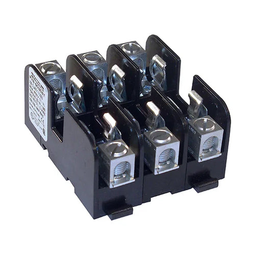Mersen 60308T, Class T Fuse Block, 600VAC/DC,3-Pole, 30A, Box with Reinforced Clip