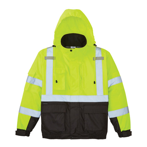 Klein Tools 60501, High-Visibility Winter Bomber Jacket, 2XL