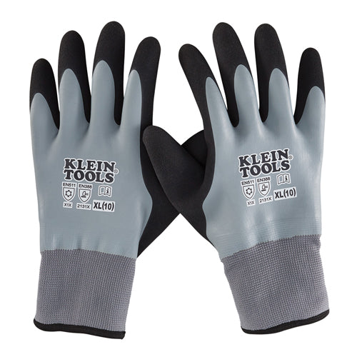 Klein Tools 60390, Thermal Dipped Gloves, Extra-Large