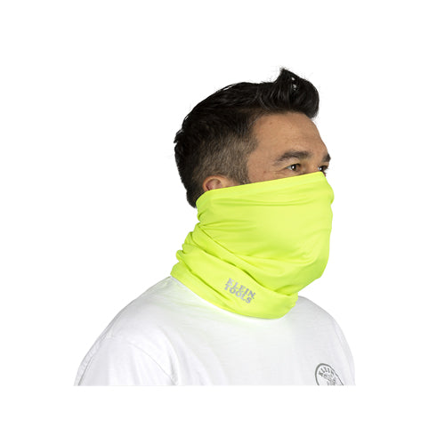Klein Tools 60465, Neck and Face Cooling Band, High-Visibility Yellow
