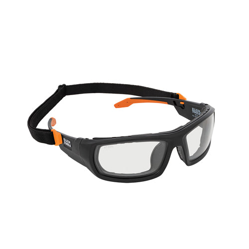 Klein Tools 60470, Professional Full-Frame Gasket Safety Glasses, Clear Lens