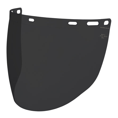 Klein Tools 60477, Replacement Face Shield Lens, Cap Style, Gray Tint