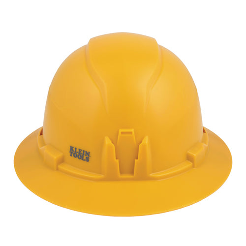 Klein Tools 60489, Hard Hat, Non-Vented, Full Brim Style, Yellow