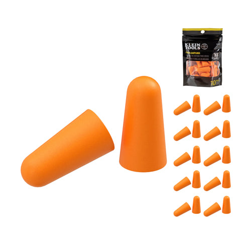 Klein Tools 6054010, Foam Earplugs, 10-Pair