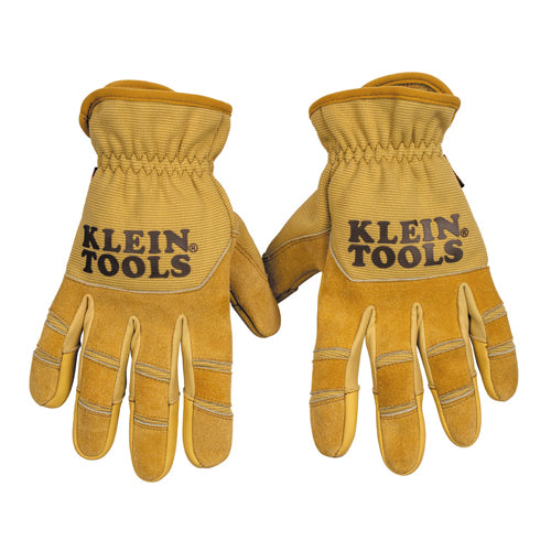 Klein Tools 60608, Leather All Purpose Gloves, Large