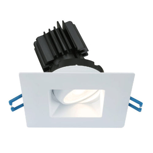 Lotus LSG3-5CCT-HO-WH, 3" Square White Regressed Gimbal LED High Output 11W, 120VAC, 5CCT, 880-1040 Lumens, Dimmable, 38° Beam Angle