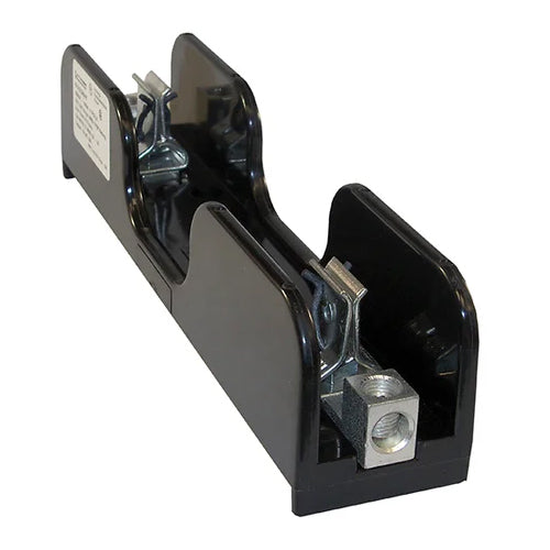 Mersen 61036R, Class R Fuse Block, 1-Pole, 600VAC/DC, 100A, Box with Reinforced Clip