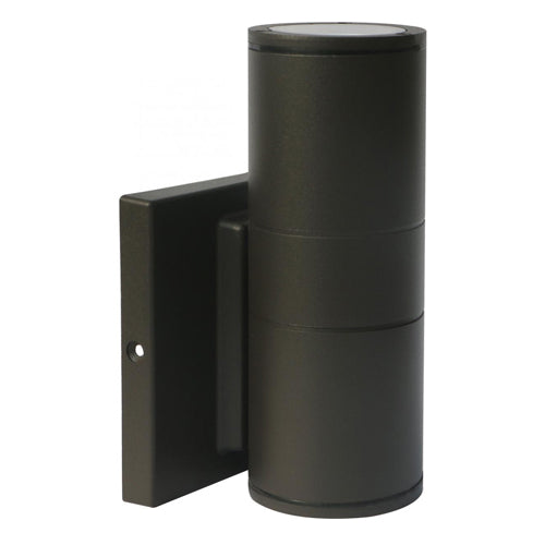 Satco 62-1139, 1 Light LED Small Up or Down Sconce Fixture, 120/277V, 10W, 3000K Warm White, 900 Lumens, Bronze Finish