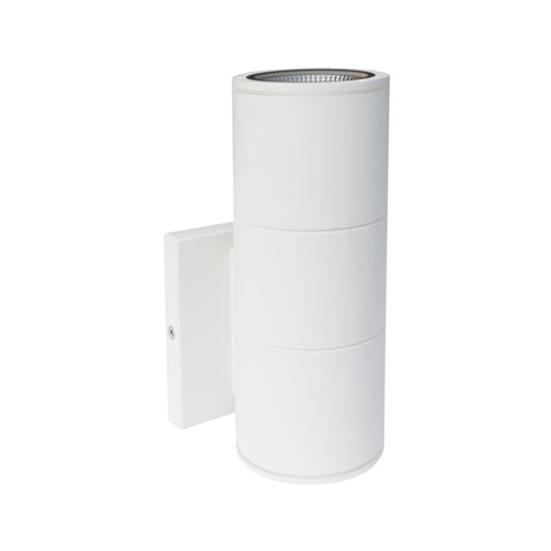 Satco 62-1147, 1 Light LED Large Up or Down Sconce Fixture, 120/277V, 10W, 3000K Warm White, 900 Lumens, White Finish