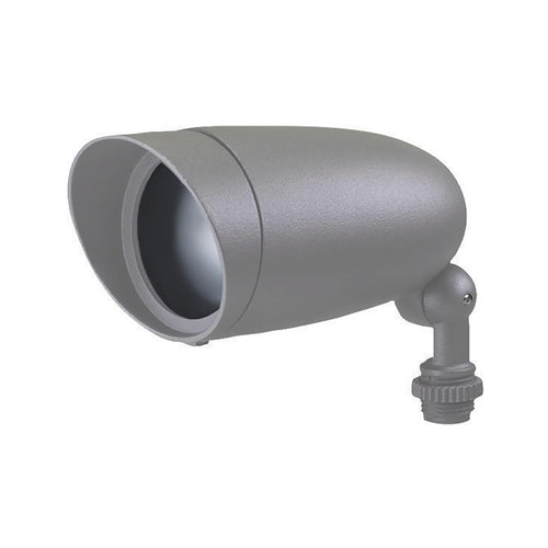 Satco 62-1202, LED Landscape Flood Light, 120V, 6W, 3000K Warm White, 640 Lumens, Light Gray Finish