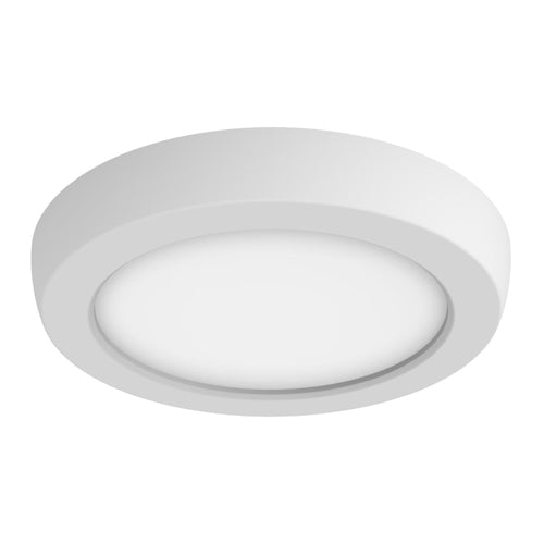 Satco 62-1700, Blink Pro, 5" Flush Mount LED Fixture, 9W, 120V, CCT Selectable, 700-780 Lumens, Round Shape,White Finish, Dimming 120V only