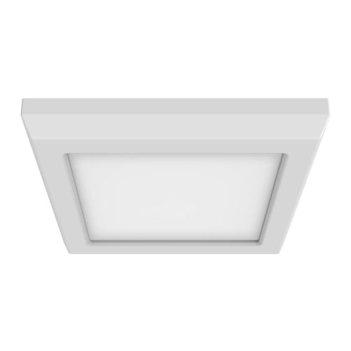 Satco 62-1704, Blink Pro, 5" Flush Mount LED Fixture, 9W, 120V, CCT Selectable, 680-730 Lumens, Square Shape, White Finish, Dimming 120V only