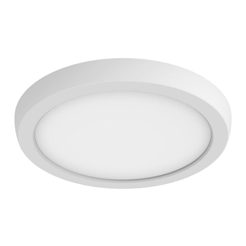 Satco 62-1710, Blink Pro, 7" Flush Mount LED Fixture, 11W, 120V, CCT Selectable, 980-1050 Lumens, Round Shape,White Finish, Dimming 120V only