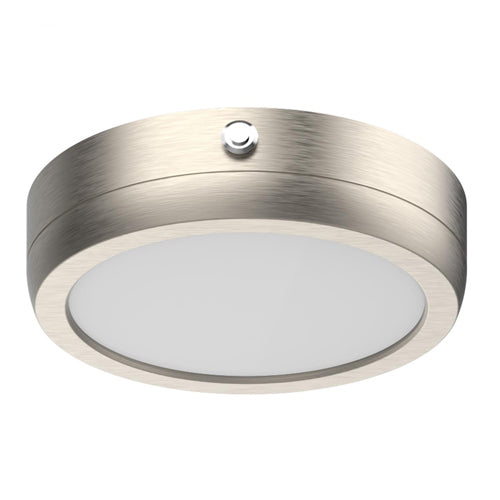 Satco 62-1713-EM, Blink Pro, Emergency Battery Backup, 7'' Round, 120V, Brushed Nickel Finish
