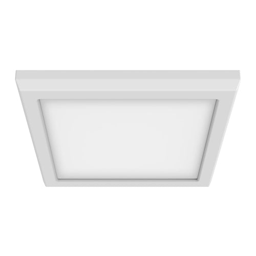 Satco 62-1714, Blink Pro, 7" Flush Mount LED Fixture, 11W, 120V, CCT Selectable, 940-1000 Lumens, Square Shape, White Finish, Dimming 120V only