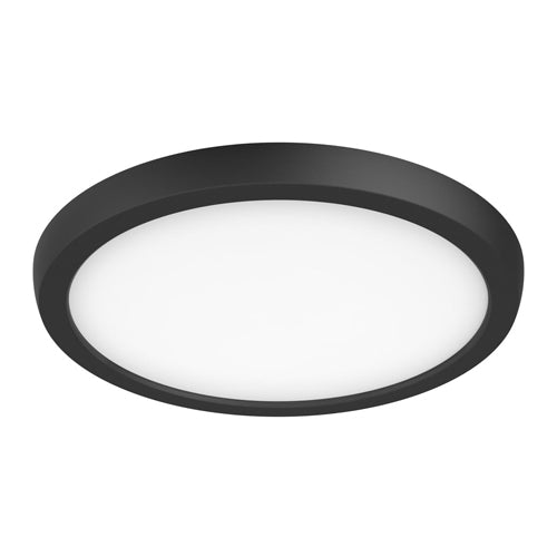 Satco 62-1721, Blink Pro, 9" Flush Mount LED Fixture, 13W, 120V, CCT Selectable, 1200-1250 Lumens, Round Shape, Black Finish, Dimming 120V only
