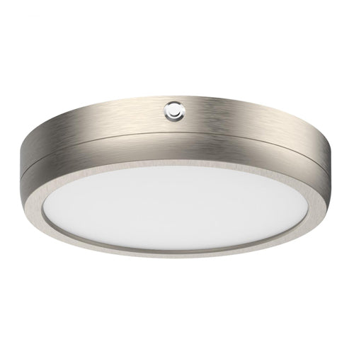 Satco 62-1723-EM, Blink Pro, Emergency Battery Backup, 9'' Round, 120V, Brushed Nickel Finish