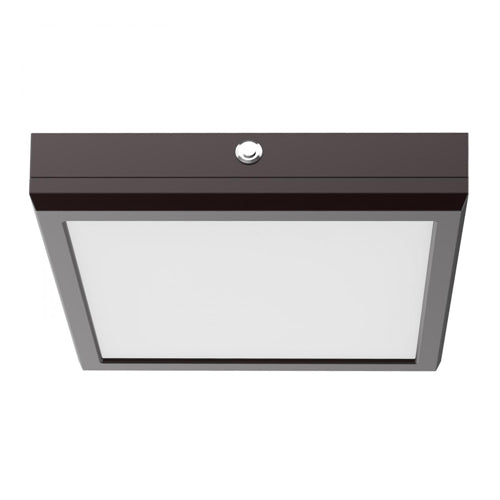Satco 62-1726-EM, Blink Pro, Emergency Battery Backup, 9'' Square, 120V, Bronze Finish