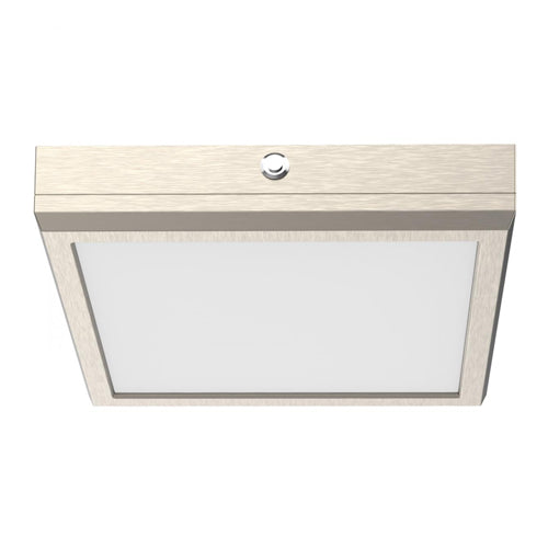 Satco 62-1727-EM, Blink Pro, Emergency Battery Backup, 9'' Square, 120V, Brushed Nickel Finish
